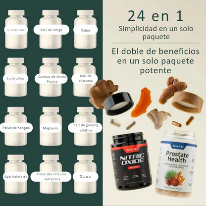 Dos suplementos por el precio de uno ¡Potencia tu energía y testosterona AHORA!💊